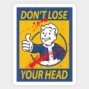 Vault Boy Blood Poster Sticker